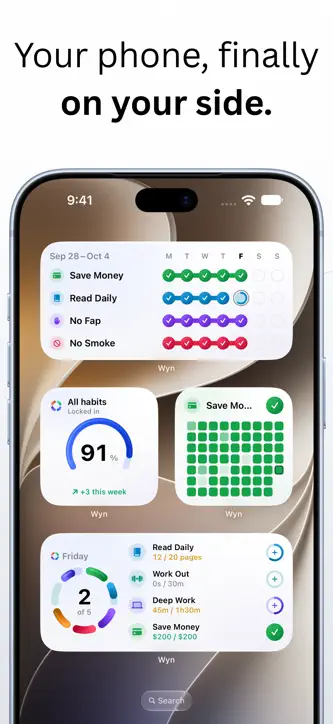 Wyn: Habit Tracker & Reminders screenshot 4
