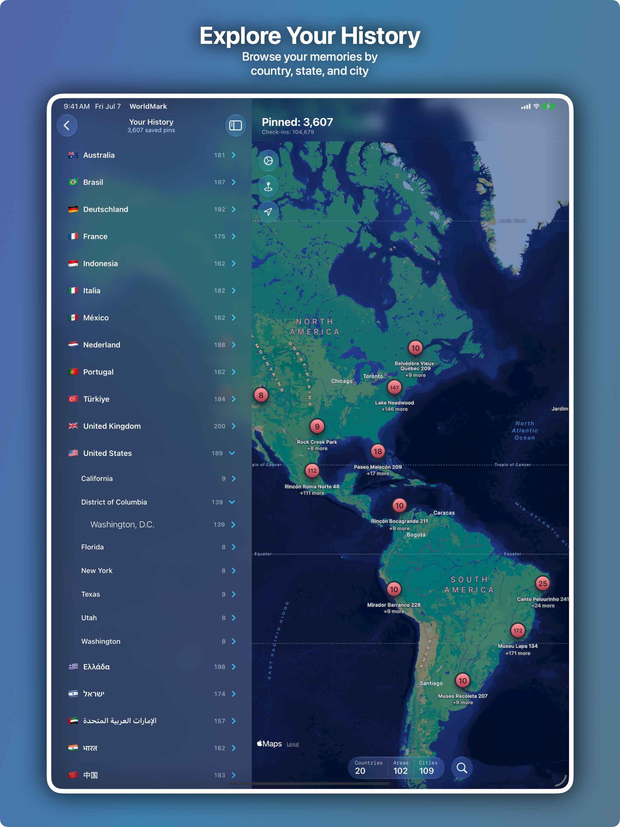 WorldMark: Map Your Memories screenshot 9