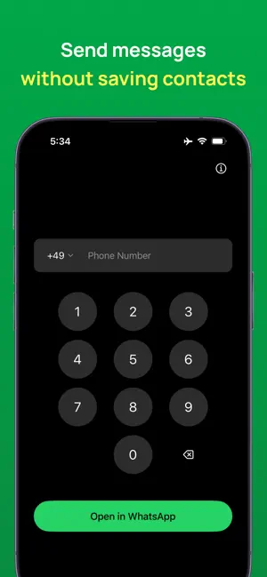 Simple Dialer for WA screenshot 1