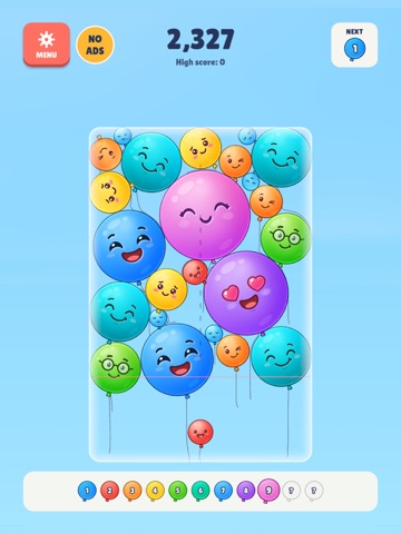 Merge Balloon: Sky Puzzle iPad screenshot