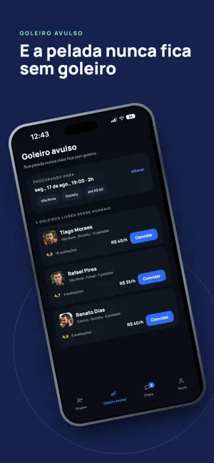 Peladaí: sua pelada organizada screenshot 4