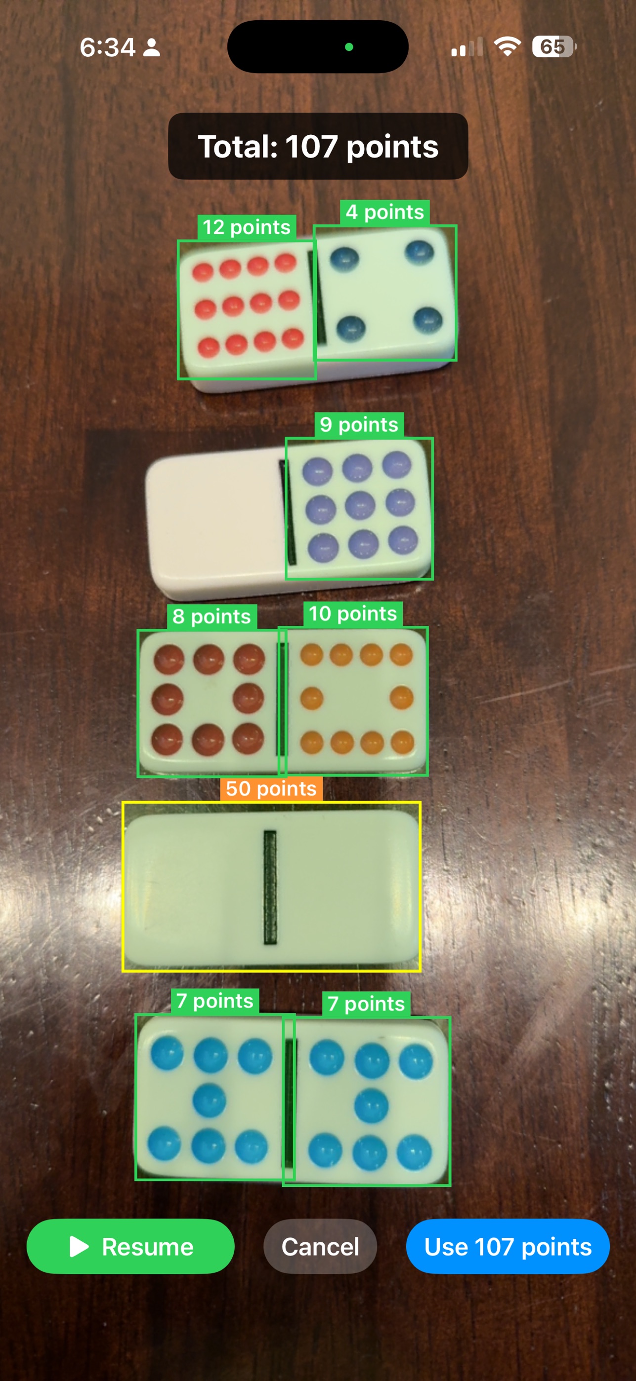 Screenshot 4 of Mexican Train Scorekeeper Flex
