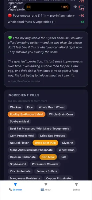 PawGrade: Dog Food Scanner screenshot 4