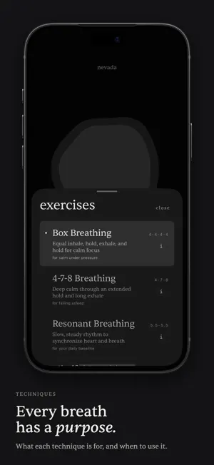 nevada: breathe with intention screenshot 2