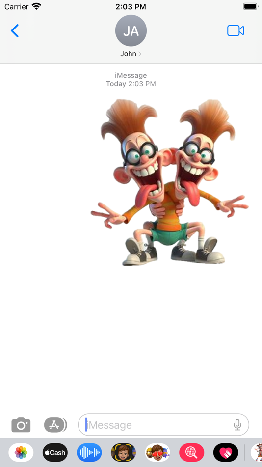 #4. Goofy Twin Stickers (iOS) Podle: Paul Scott