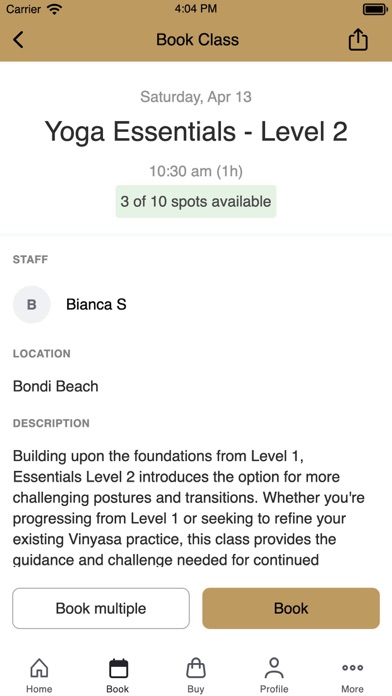 BodyMindLife Yoga & Pilates Screenshot