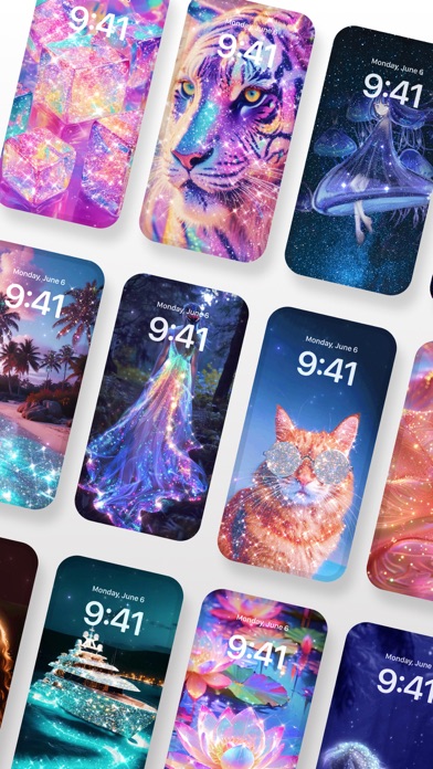 Glitter Wallpapers Lock Screen Screenshot