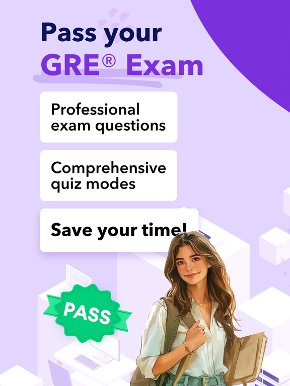 GRE® Test Prep 2026 iPad screenshot 1 - Education app