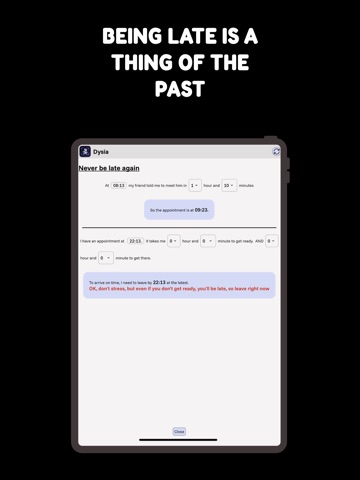 Dysia: copilot dyscalculia iPad screenshot
