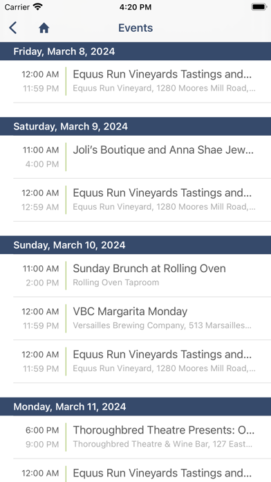 Visit Woodford Screenshot