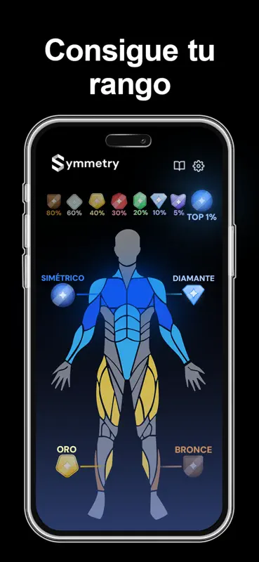 Symmetry: Gym Tracker con IA screenshot 1 of 7