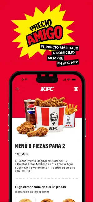 KFC España #PolloPollo iPhone screenshot 4