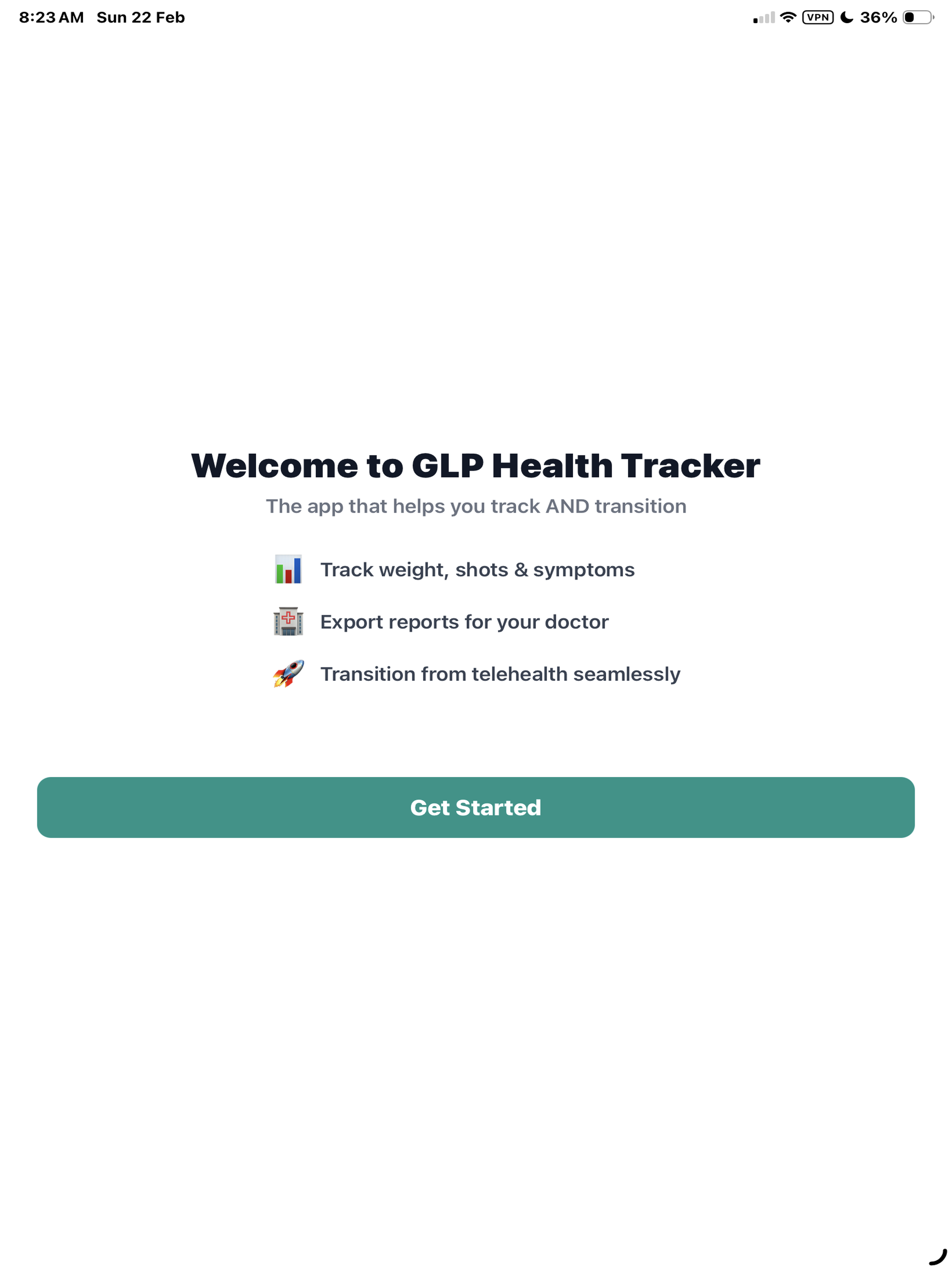 GLP Health Tracker screenshot 4