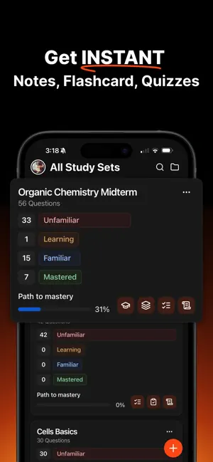 Studley AI: Notes & Flashcards iPhone screenshot 3