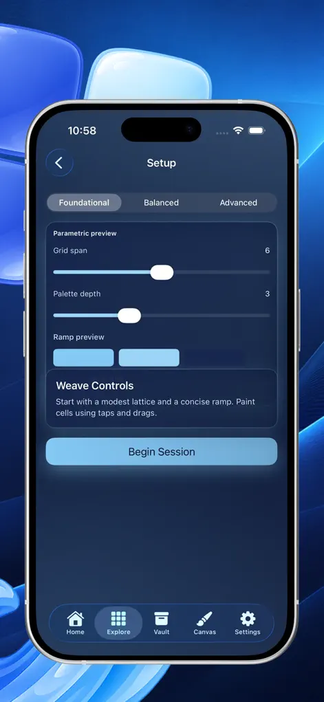 Pattern Lab: Weave Grid - Graphics & Design App | MWM