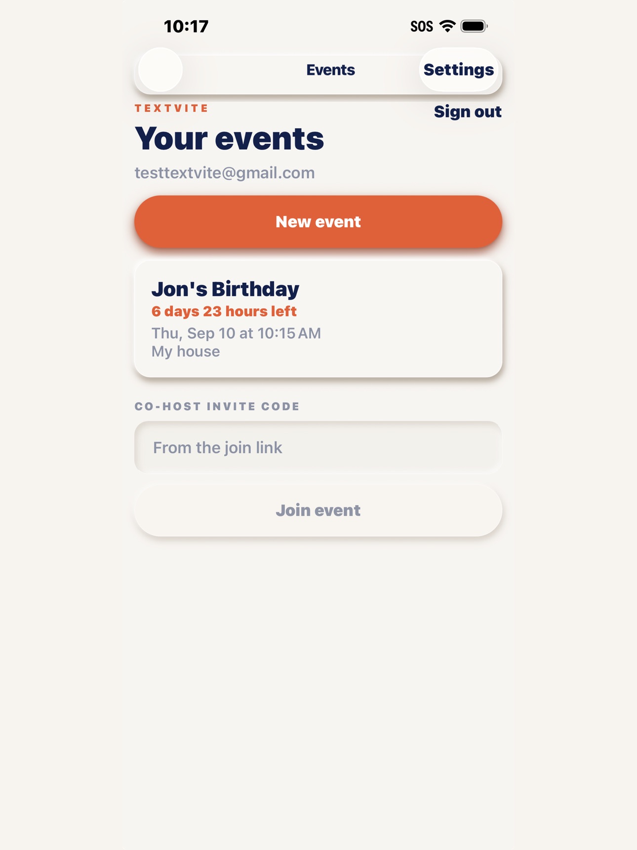 Screenshot 5 of TextVite Invites