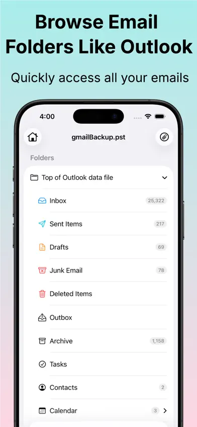 PST Mail Viewer screenshot 2
