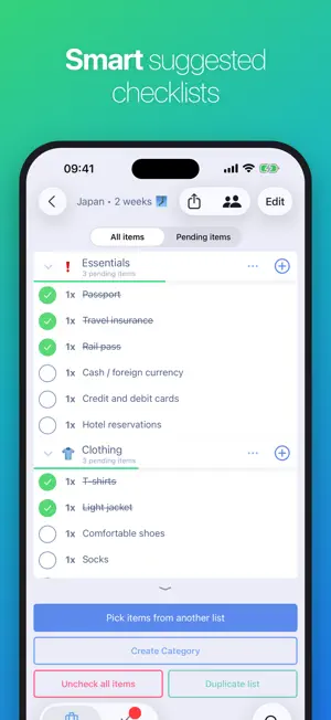 Packing List Checklist screenshot 4