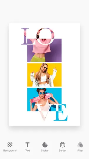 Captura de pantalla de Collage Maker - Free Of Ad en iPhone 7