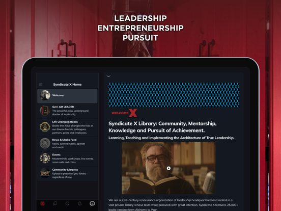 Syndicate X Library iPad screenshot 4 - Education app