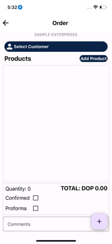 SIM BI App screenshot