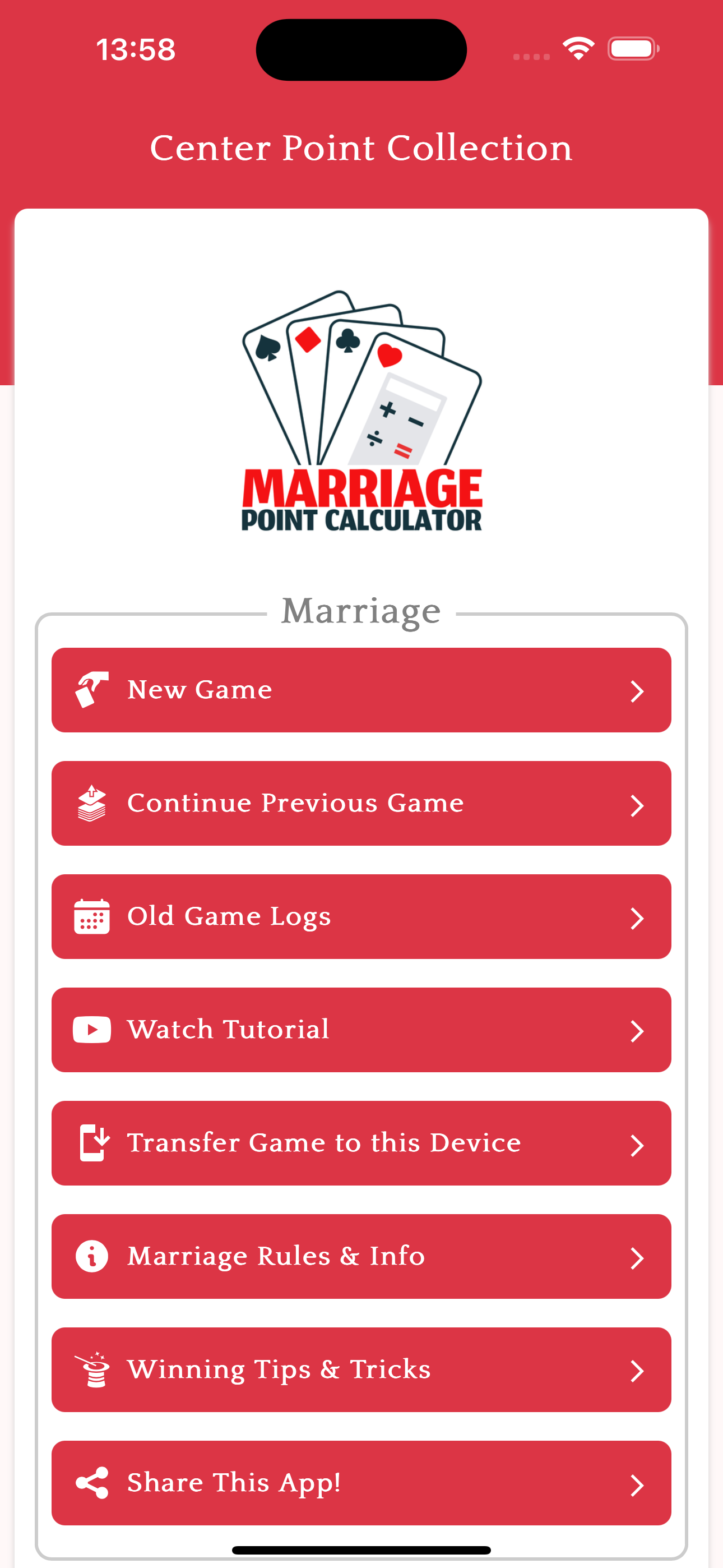 MarriagePointCalculator (MPC)