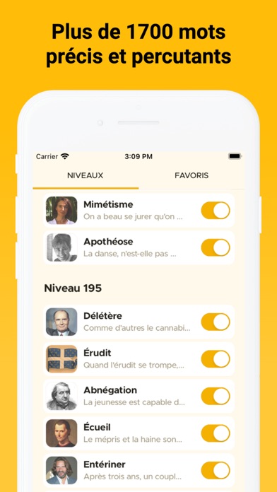 Screenshot #1 pour Vocabulaire Avancé – Français