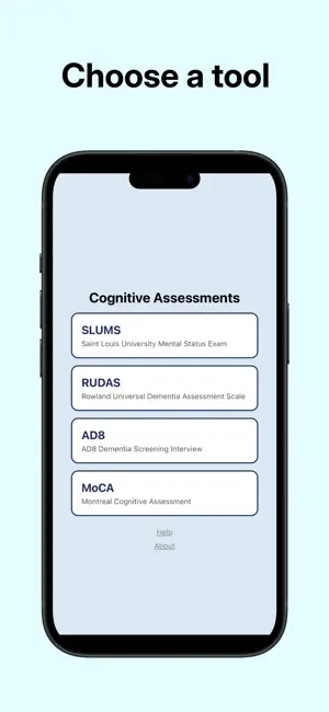 Cognitive Assessments screenshot 1