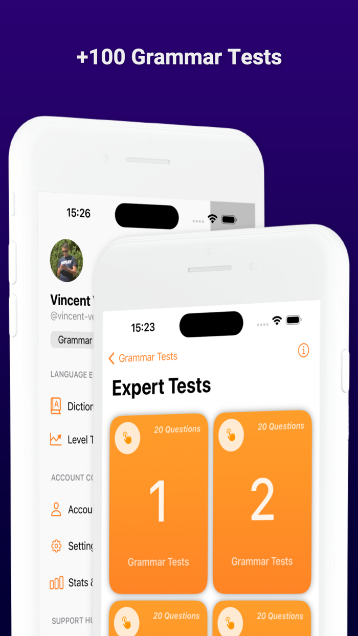 English Grammar Test PRO