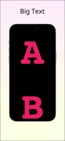 Strings - Large Text Display iPhone screenshot