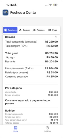 Fechou a Conta screenshot