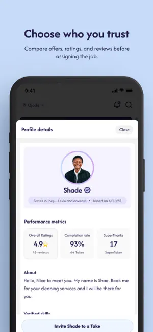 Takers App screenshot 4