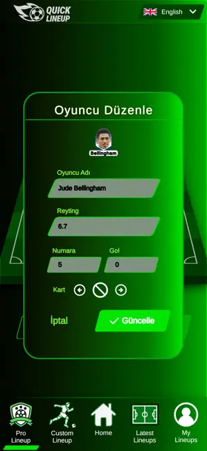 Quick Lineup: Team Builder iPhone screenshot 2