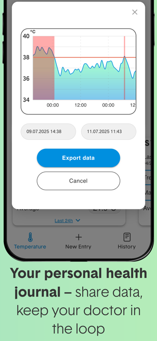 STEADYTEMP Smart Thermometer Screenshot 9 of 10