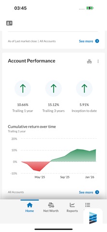 Envestnet Client View Screenshot 1 of 4