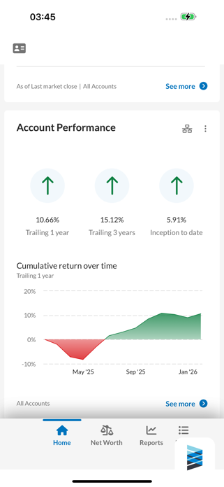 Envestnet Client View Screenshot 1 of 4