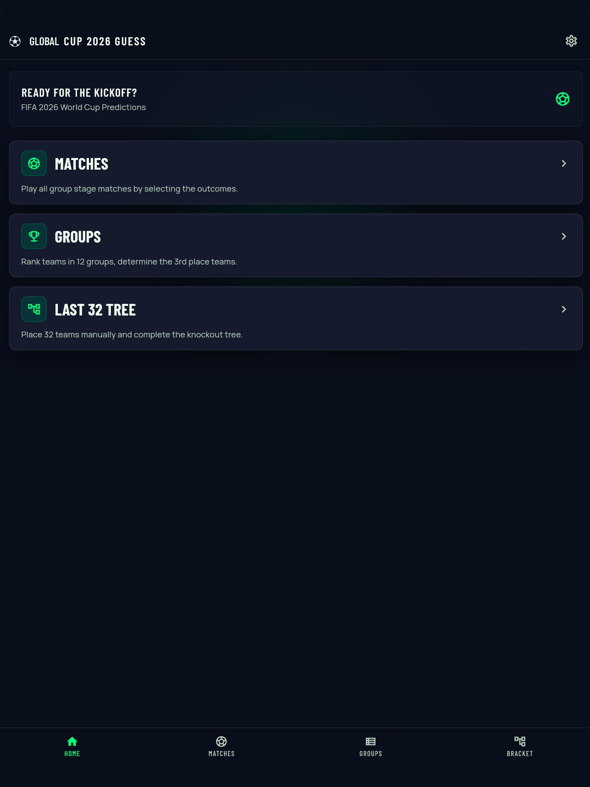 Global Cup Guess Pick Champion