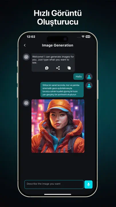 Akıllı Sohbet Bot & AI Asistan iPhone Ekran Görüntüsü 5