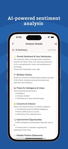 Tube Comment Analyzer - AI Screenshot 4 of 6