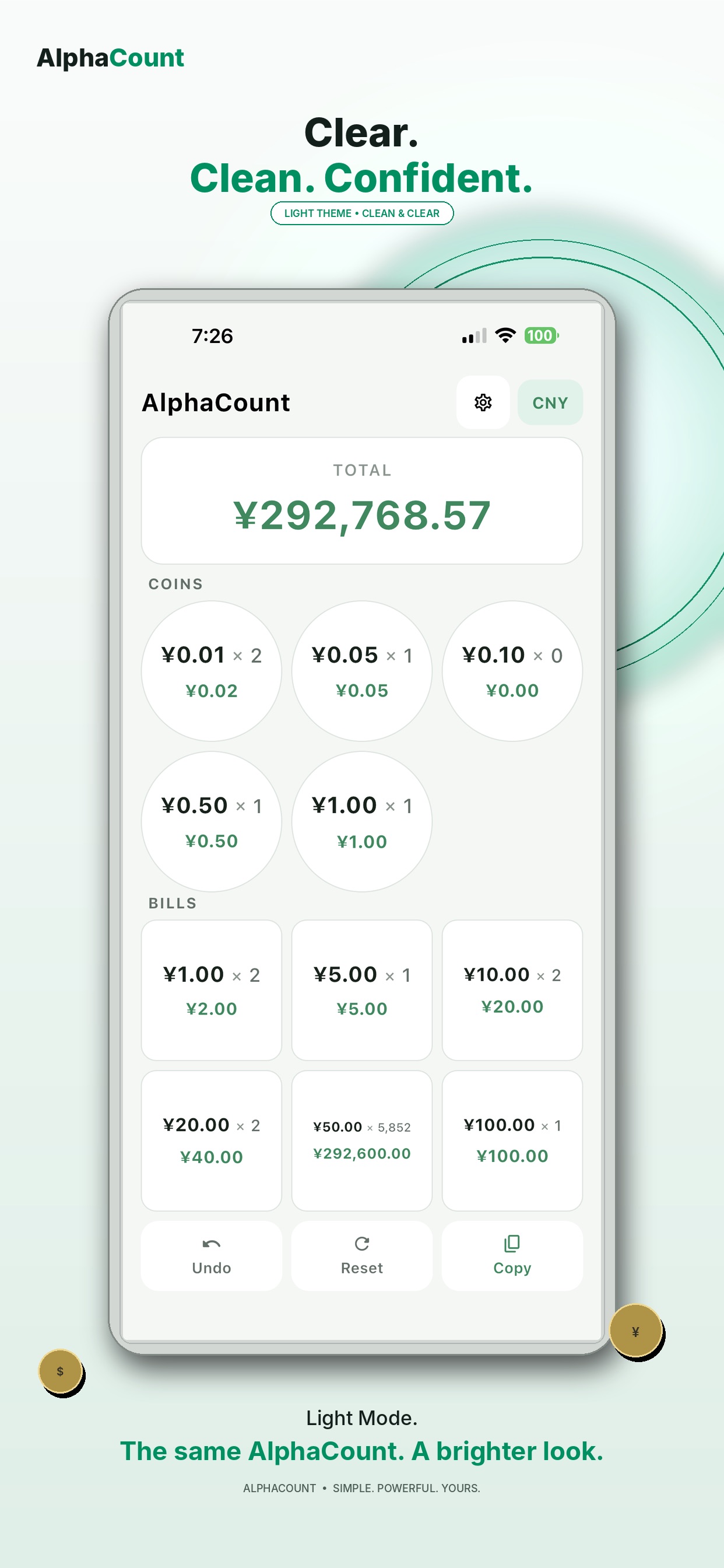 Screenshot 3 of AlphaCount: Currency Counter