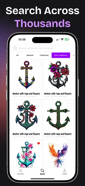 Inkspire - AI Tattoo Generator screenshot 4