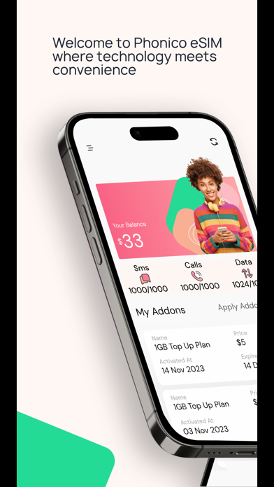 Phonico Mobile: Prepaid eSIM Screenshot