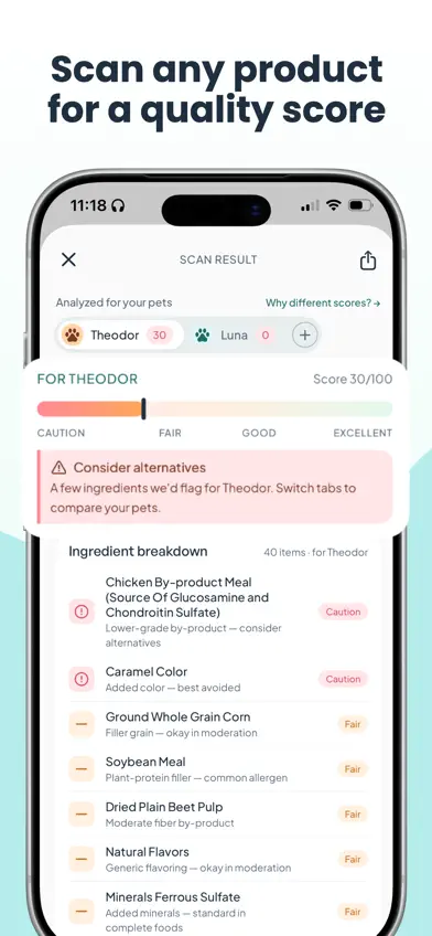 NatBuddy: Dog Food Scanner screenshot 4