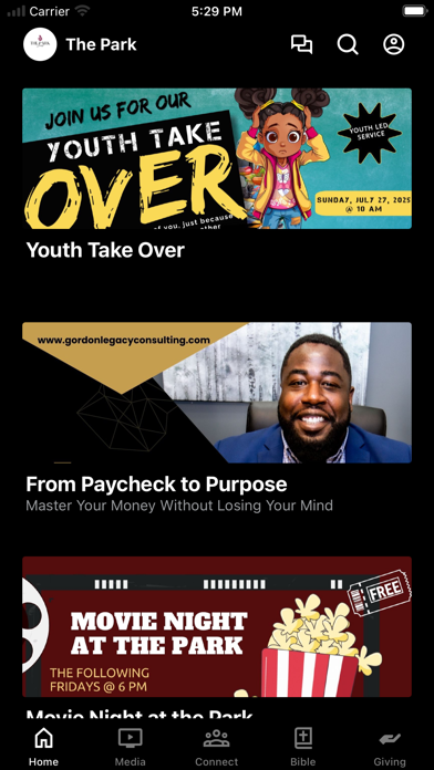 Rockford Park Church iPhone screenshot 1 - Education app