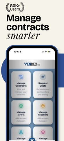 VENDEXED iPhone screenshot