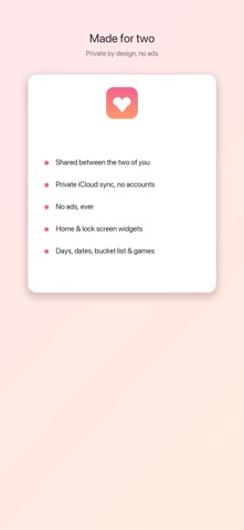Relationship Tracker: Twosome iPhone screenshot