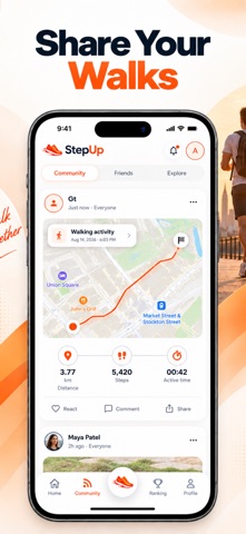 Pedometer Step Counter: StepUp Screenshot 4 of 4