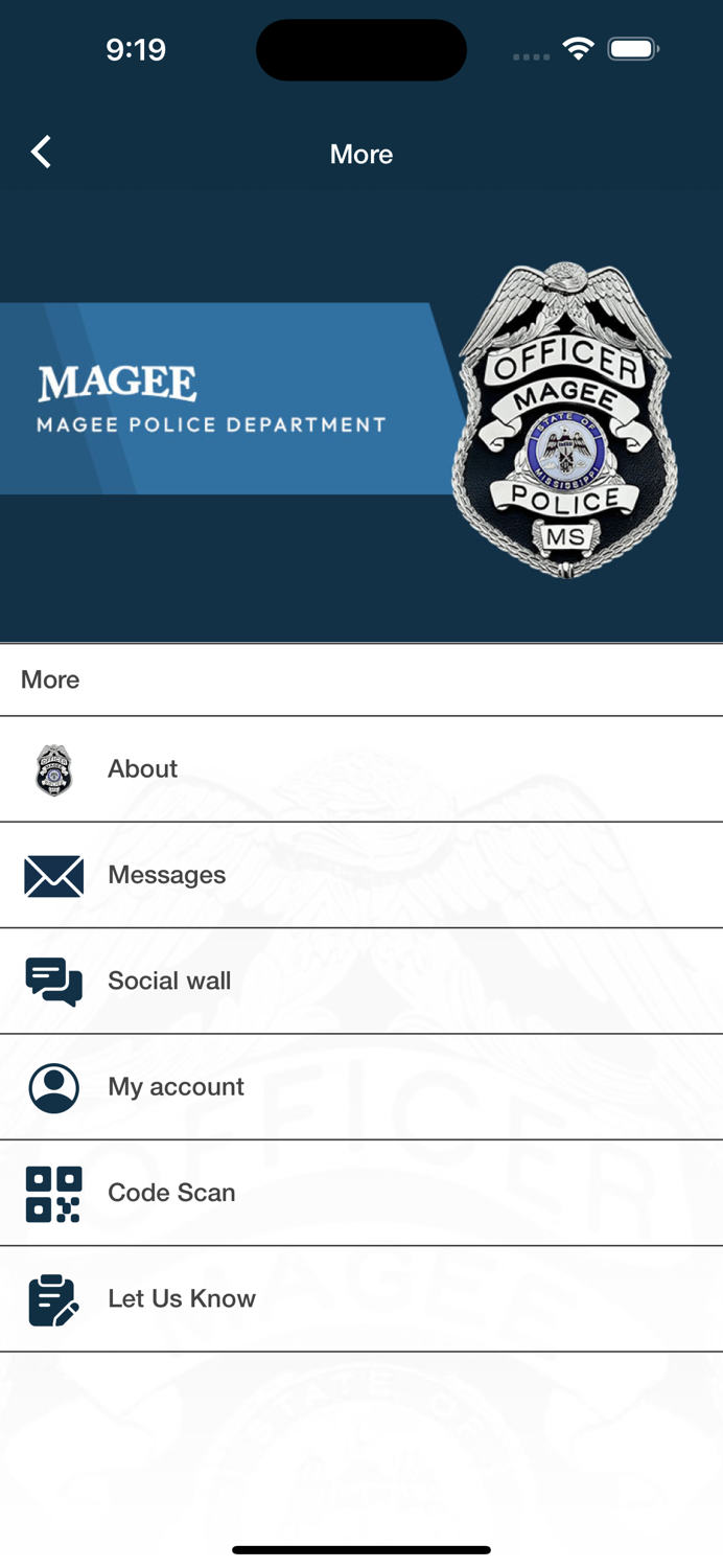 Magee Police Department