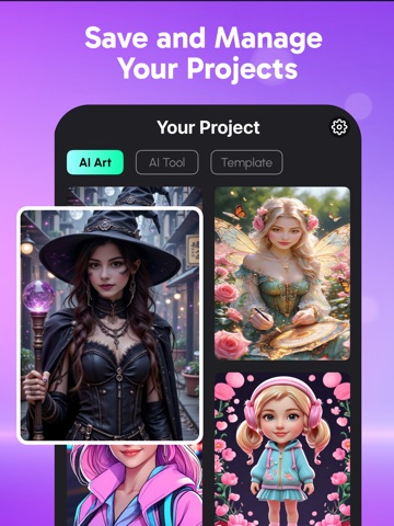 AI Photo Generator - Pixy Art iPad screenshot