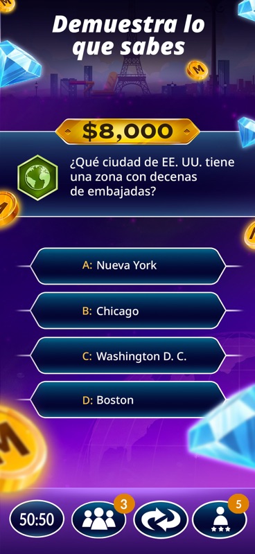 Millonario Quiz: Juego Trivia screenshot 2